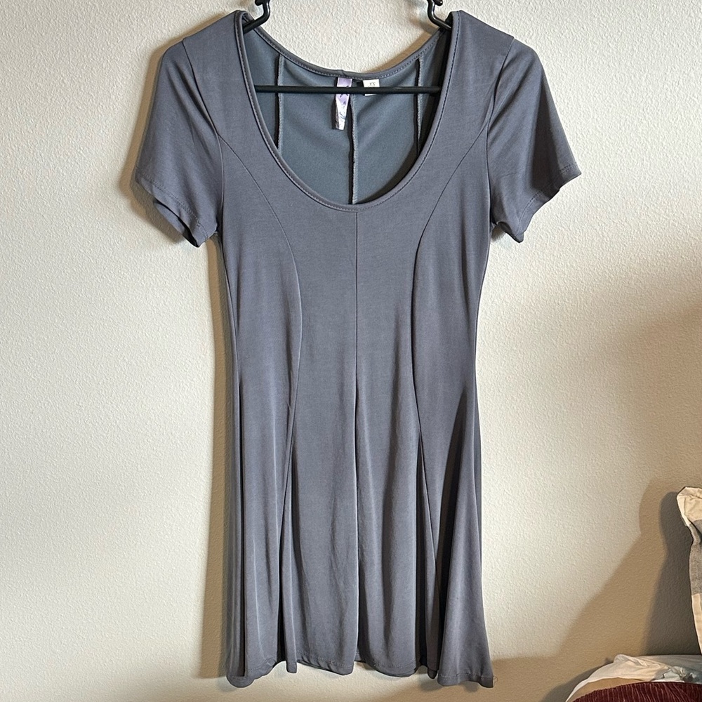 ALYA Gray Stretch Dress Women's Size XS